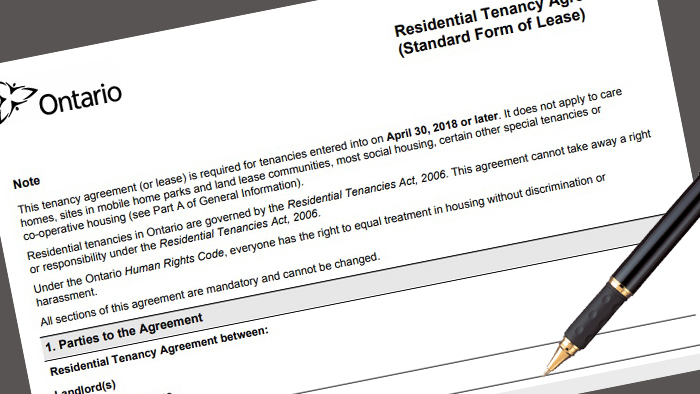 What You Need to Know About the New Ontario Standard Lease Agreement - Del Condominium Rentals
